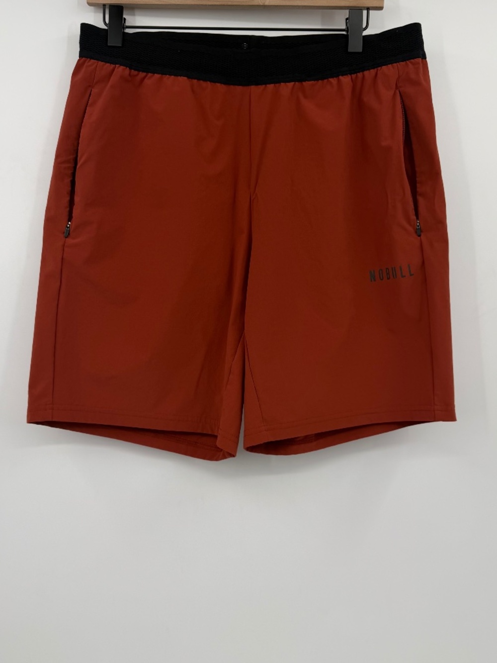 Nobull Shorts Men Large Brown Athletic Active Nylon Workout Gym Lightweight